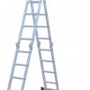 Bormann Πολυμορφική Σκάλα Αλουμινίου 12 Σκαλοπάτια 4×3 Μήκος 3.46 m BHL5040 029601 150kg max