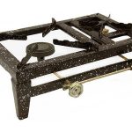 Calfer Gas Εστία Προπανίου 1 1/2 Εστίας Επαγγελματική Βαρέως Τύπου BA.150 45x30x16 cm 22kW