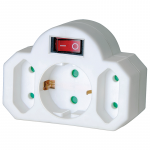Brennestuhl BCR1100 Αντάπτορας Πρίζας 3 Θέσεων με Διακόπτη 248186