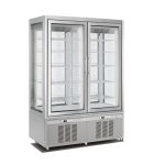 Longoni 7703VNP Classica Βιτρίνα Συντήρησης-Κατάψυξης Πανοραμική με ανοιγόμενες πόρτες 840lt με 10 ρυθμιζόμενα ράφια 132x65x190 cm 65.50.002.0001