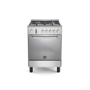 La Germania CLS64081DX Κουζίνα Αερίου Inox με Φούρνο και Grill Αερίου