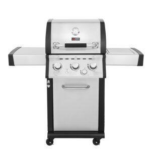 Thermogatz Ψησταριά Υγραερίου GS Grill Superior 3+1 Ιnox με Μαντεμένια Σχάρα, 5 Εστίες και Πλαϊνό Μάτι 03.313.330