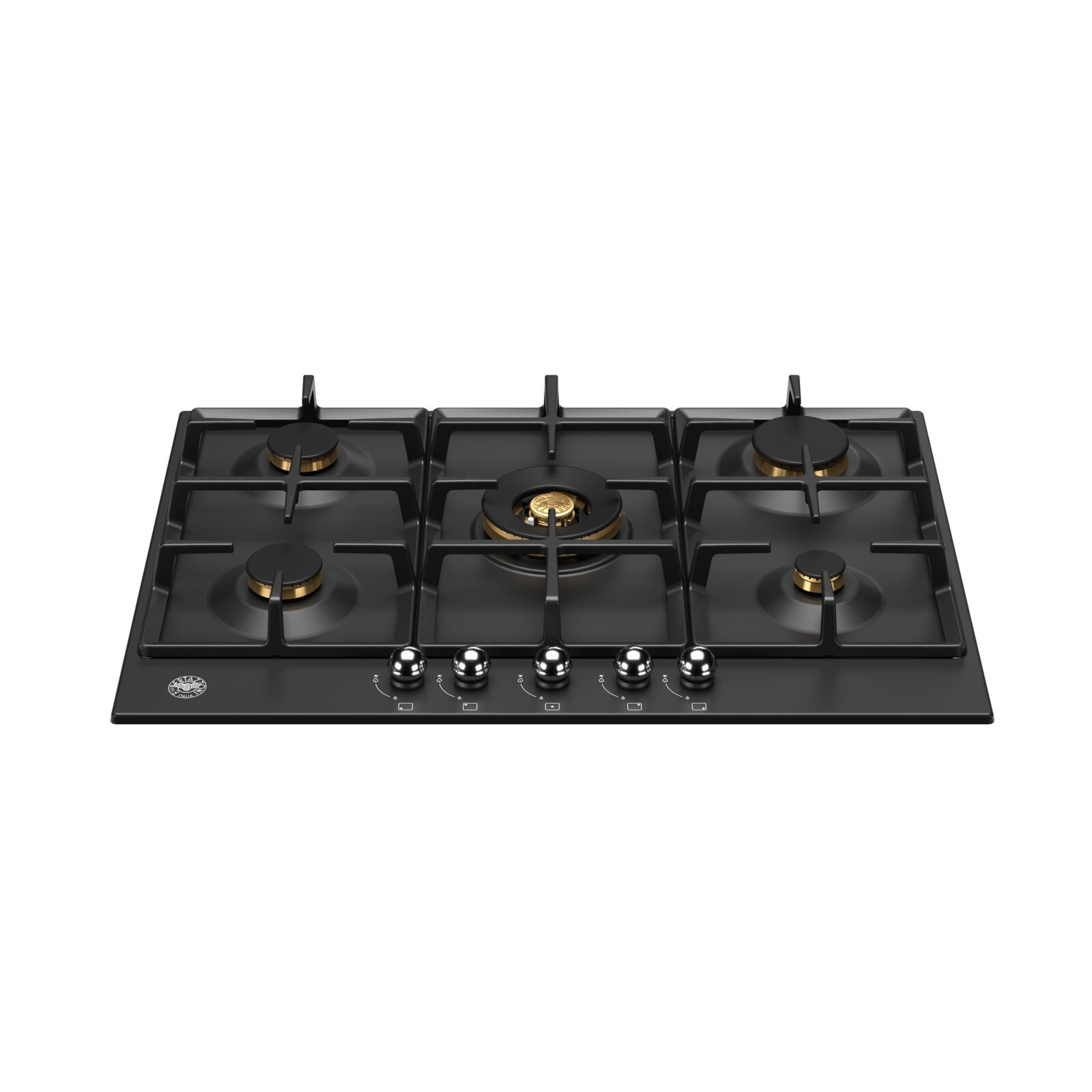 Bertazzoni P75 5C HER NE Εστία Αερίου Αυτόνομη 75.2x52.2cm