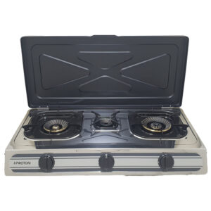 Proton SS04 Επιτραπέζια Εστία Υγραερίου Τριπλή Inox