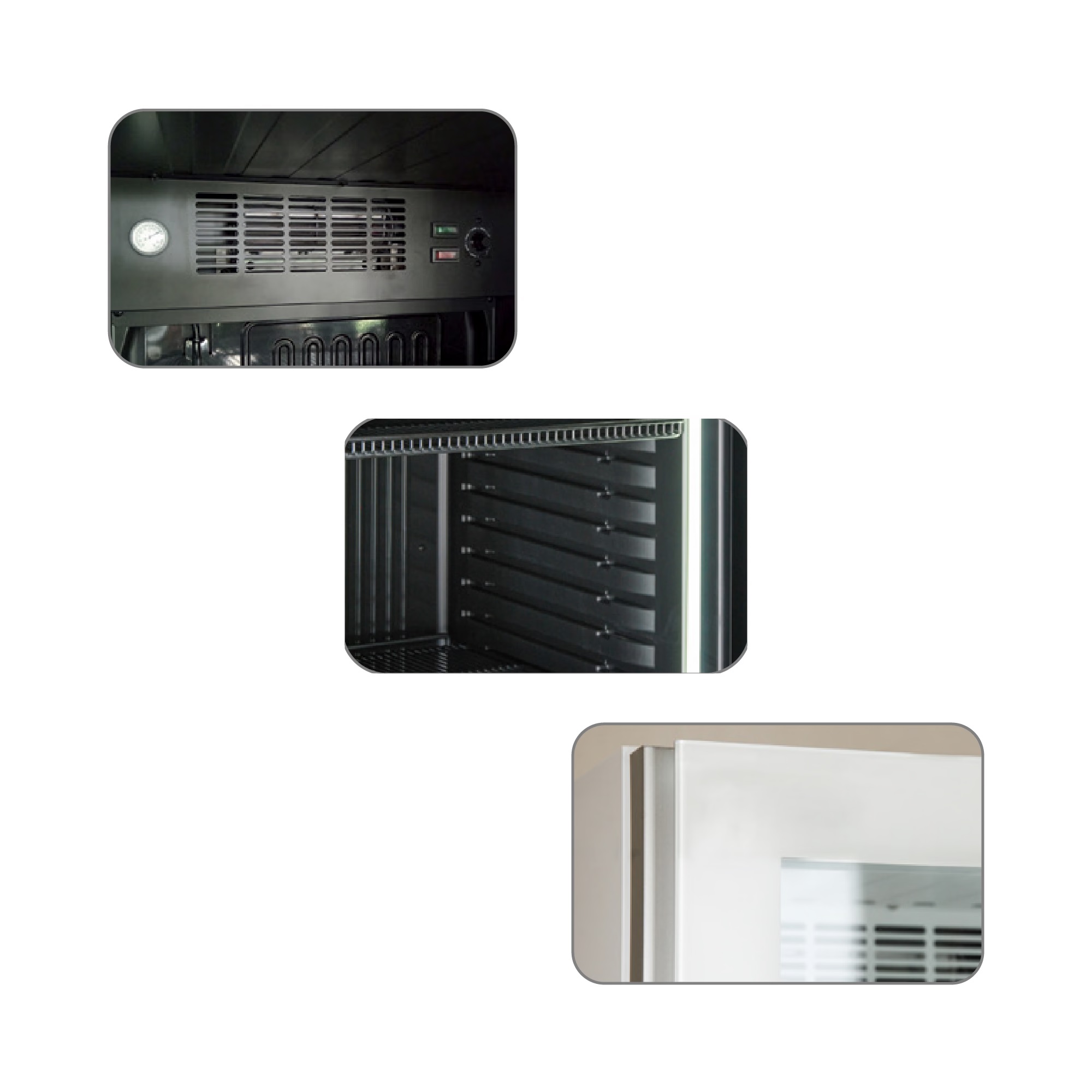 KlimaItalia ICOOL 402G SZ BLACK Βιτρίνα Συντήρησης SubZero -2ºC / +10ºC 360lt (24.01.148.0001) - Image 4