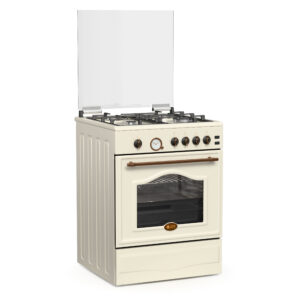 Thermogatz TGS 4111 Κουζίνα Αερίου 49lt με Εστίες Υγραερίου Π60εκ. Μπεζ