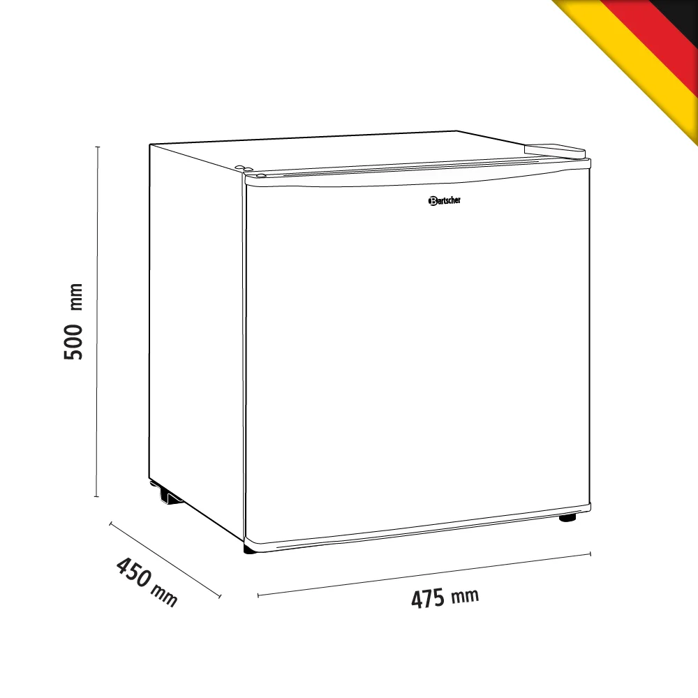 Bartscher 700078 Καταψύκτης 38lt 47.5x48x50cm - Image 2