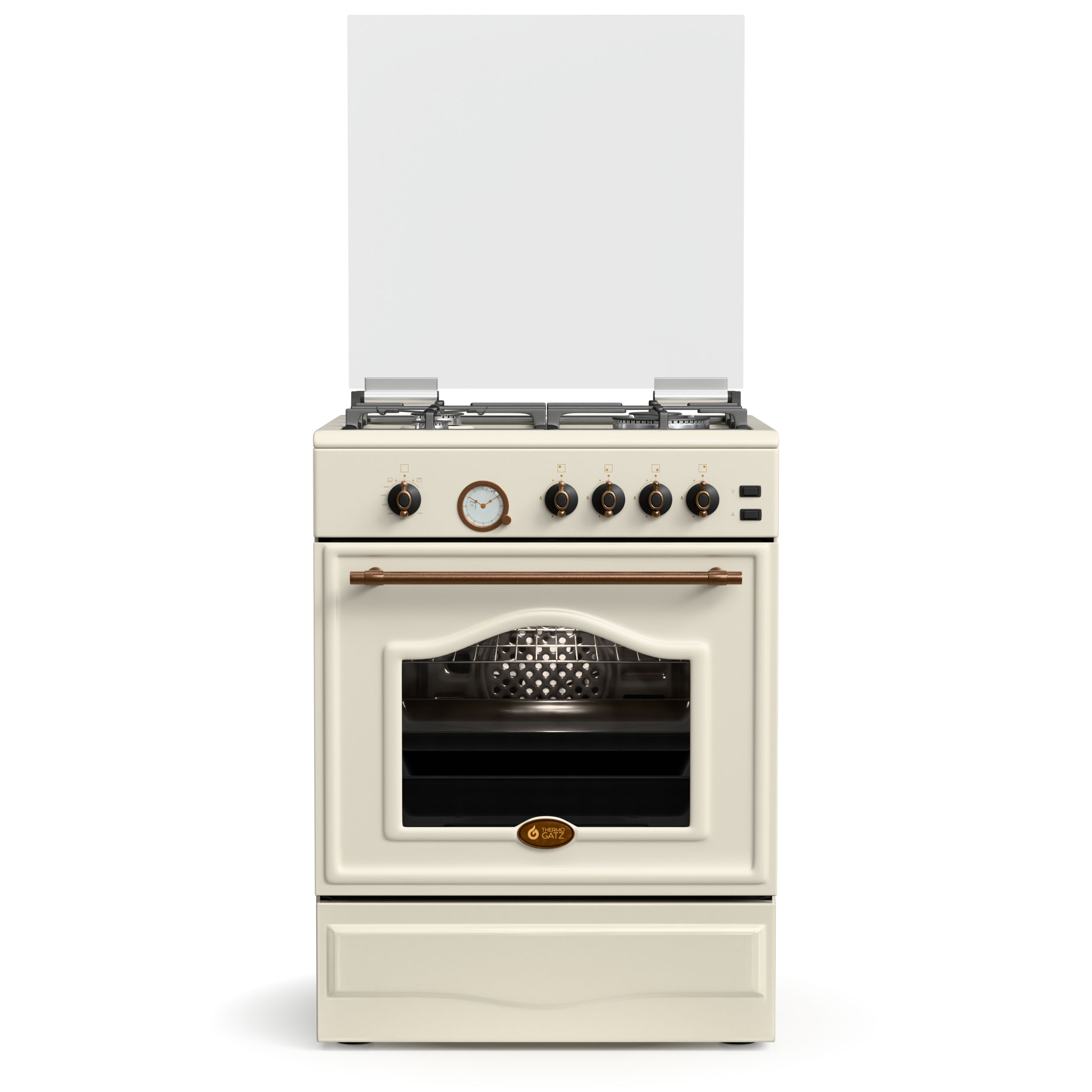 Thermogatz TGS 4111 Κουζίνα Αερίου 49lt με Εστίες Υγραερίου Π60εκ. Μπεζ - Image 3