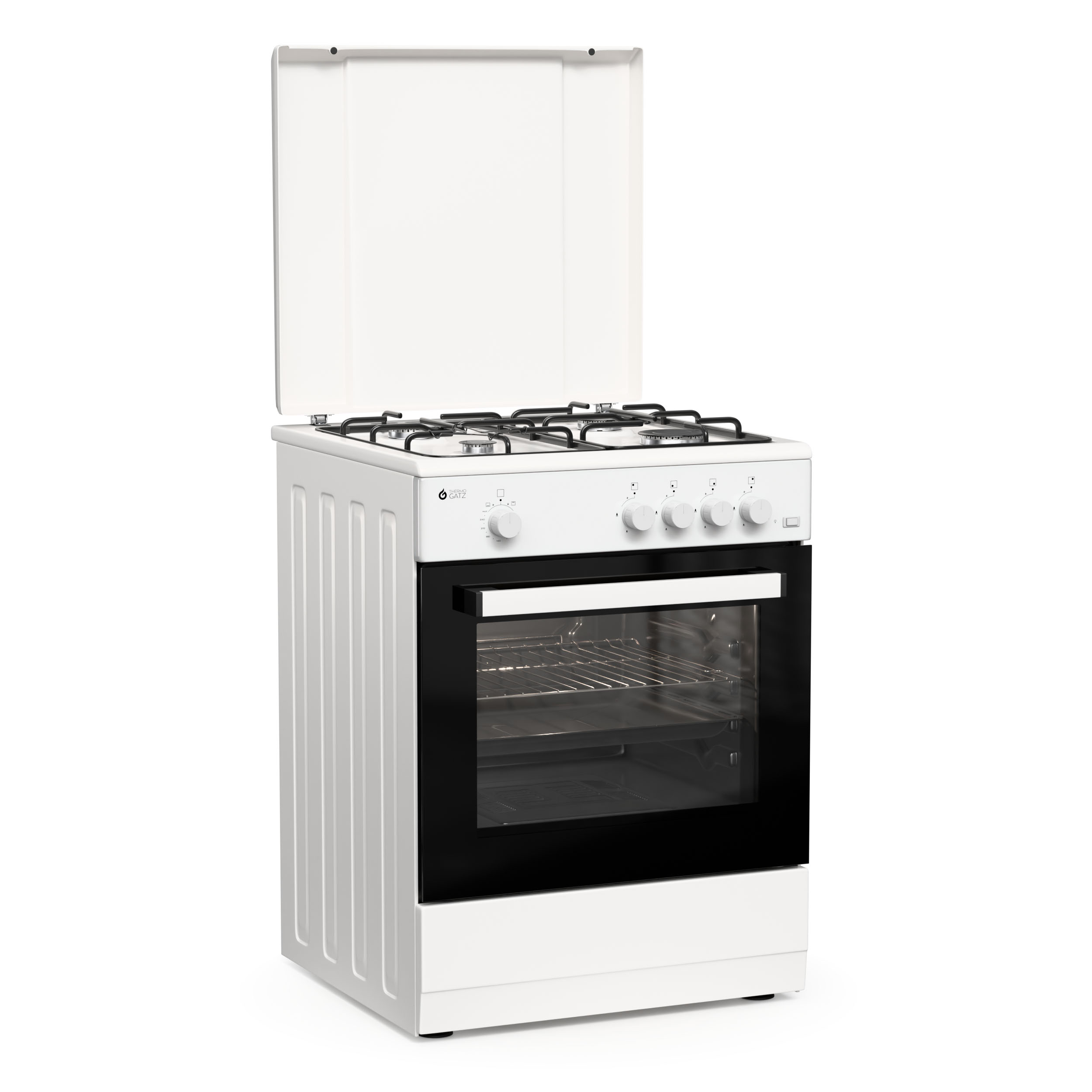 Thermogatz TGS 161 WH Κουζίνα Υγραερίου Λευκή 55lt (04.401.625) - Image 2
