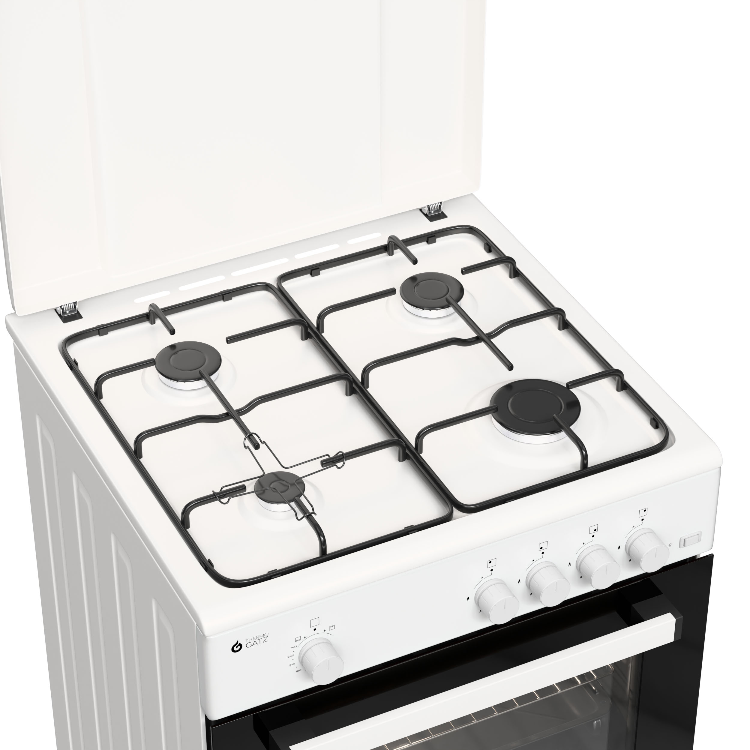 Thermogatz TGS 161 WH Κουζίνα Υγραερίου Λευκή 55lt (04.401.625) - Image 4