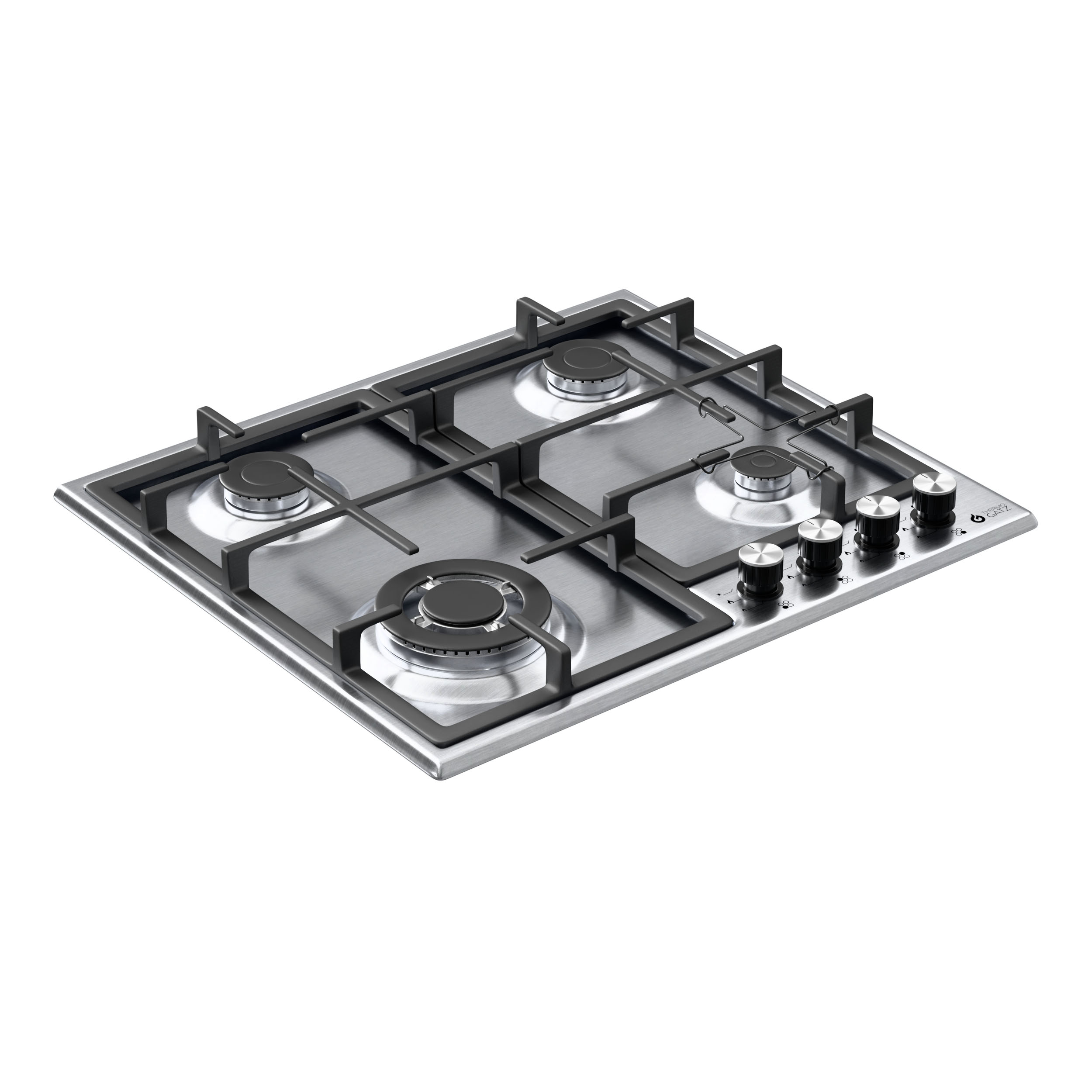 Thermogatz TGS 9021 IX Εντοιχιζόμενη Εστία Υγραερίου Inox 58x51εκ. - Image 2