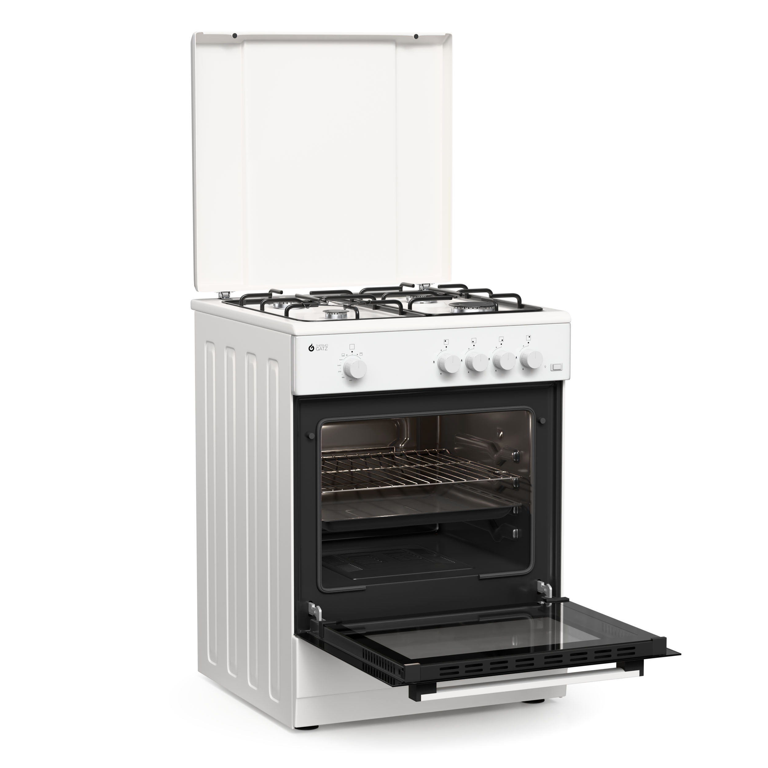 Thermogatz TGS 161 WH Κουζίνα Υγραερίου Λευκή 55lt (04.401.625) - Image 7